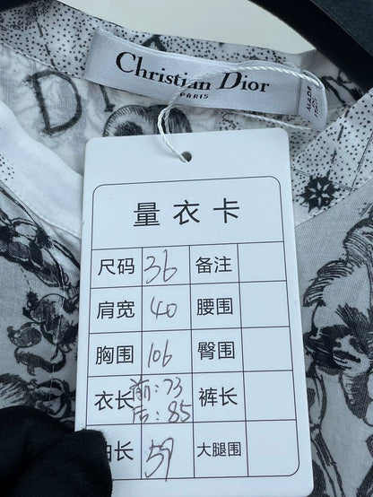 Dior Long Sleeve Printed Shirt