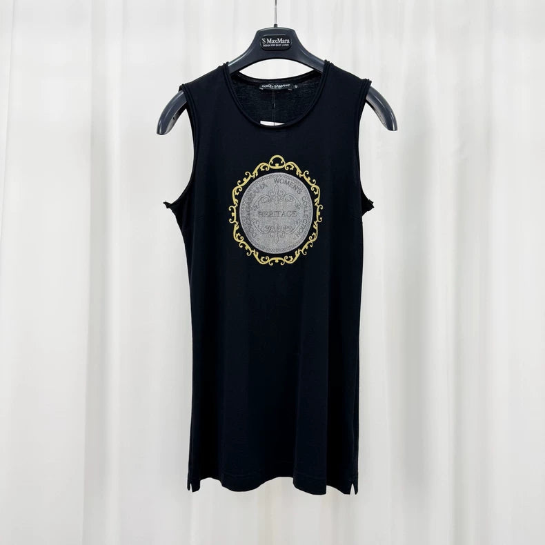 Dolce&Gabbana Printed Sleeveless Top-yf