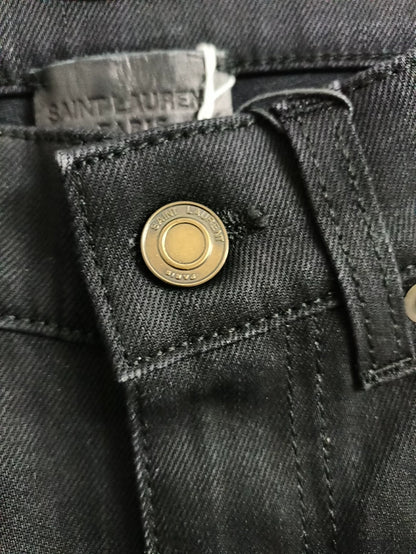 SAINT LAURENT D02 Black Denim Jeans 28