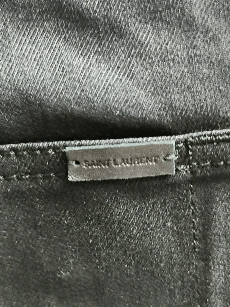 SAINT LAURENT D02 Black Denim Jeans 28