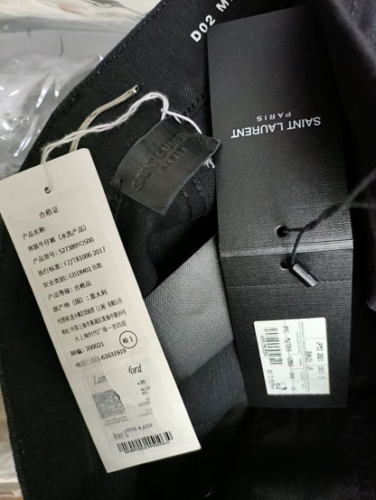 SAINT LAURENT D02 Black Denim Jeans 28