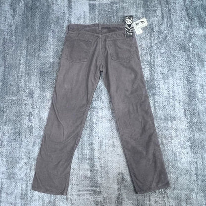 Kapital Velvet Beaded Pants in Brown Gray