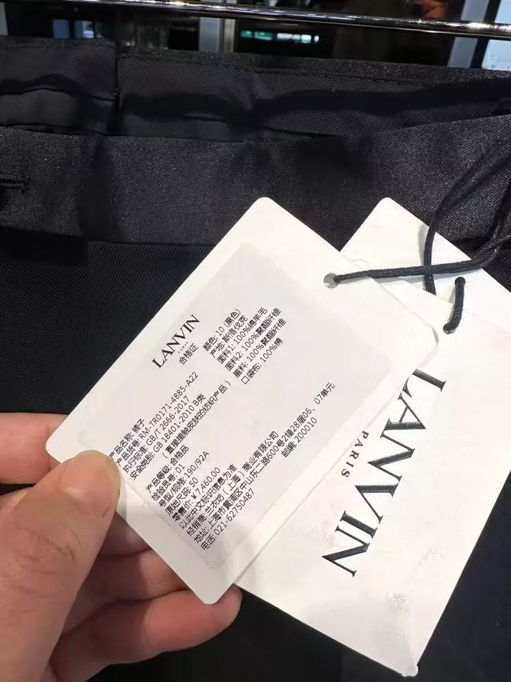 LANVIN wool trousers-zp