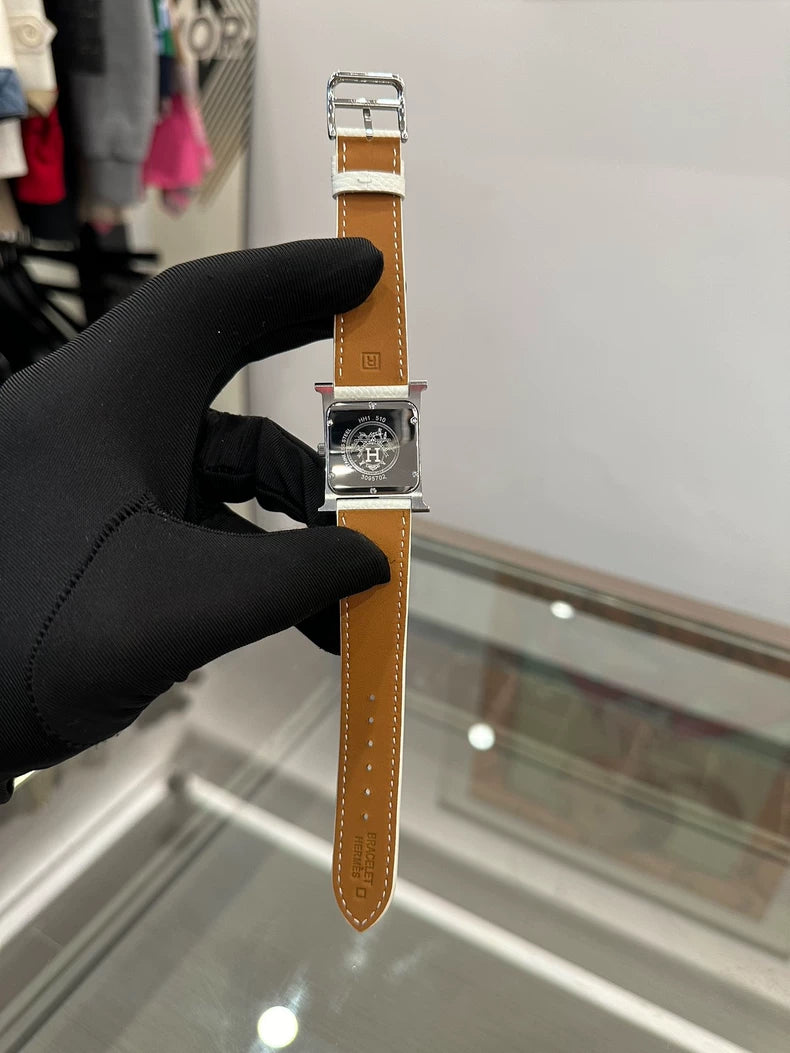 Hermes White Diamond Watch for Women