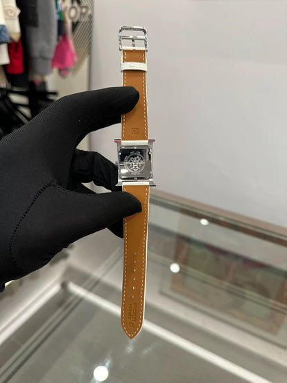 Hermes White Diamond Watch for Women