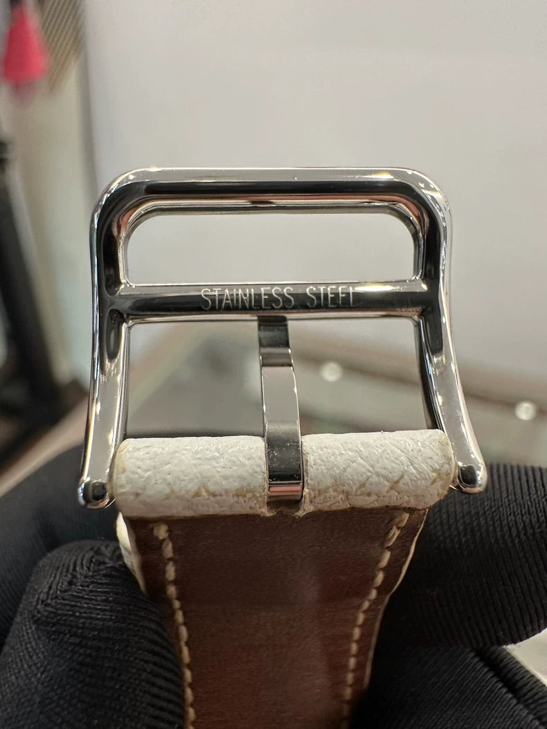 Hermes White Diamond Watch for Women