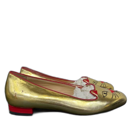 Charlotte Olympia Cat Flat Shoes