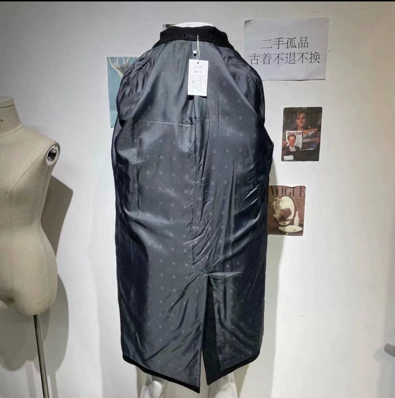 Grey Wool Men's Overcoat from Dior