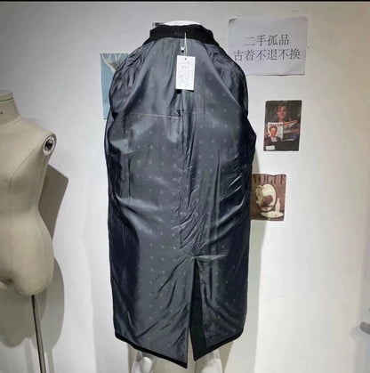 Grey Wool Men's Overcoat from Dior