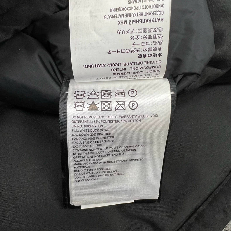 Canada Goose Hooded Down Jacket Large