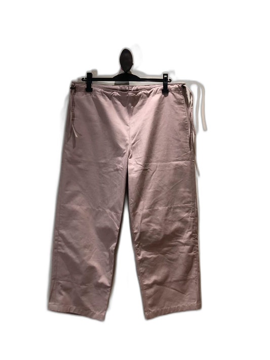 Rakines Wide-Leg Trousers in Light Pink