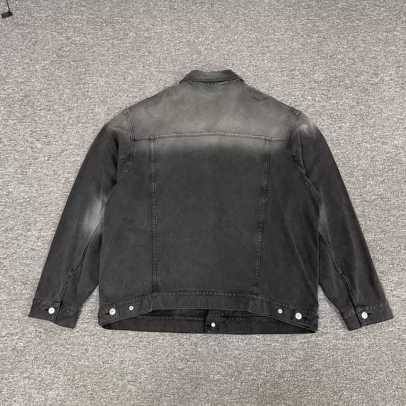 Balenciaga Washed Denim Jacket Size S