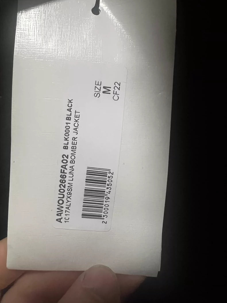 1017 Alyx 9SM Black Moto Jacket