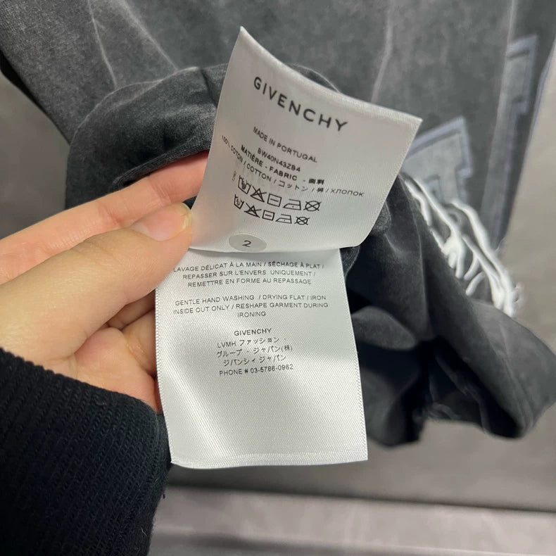 Givenchy Gray Logo Print Mini Skirt