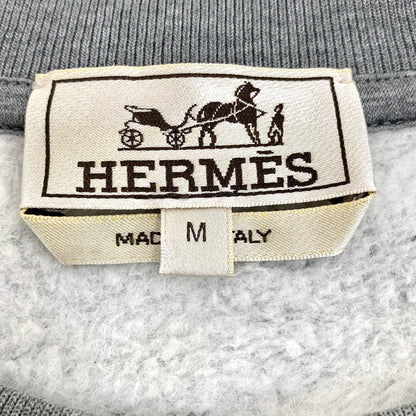 Hermes Gray Cotton Long Sleeve Sweatshirt