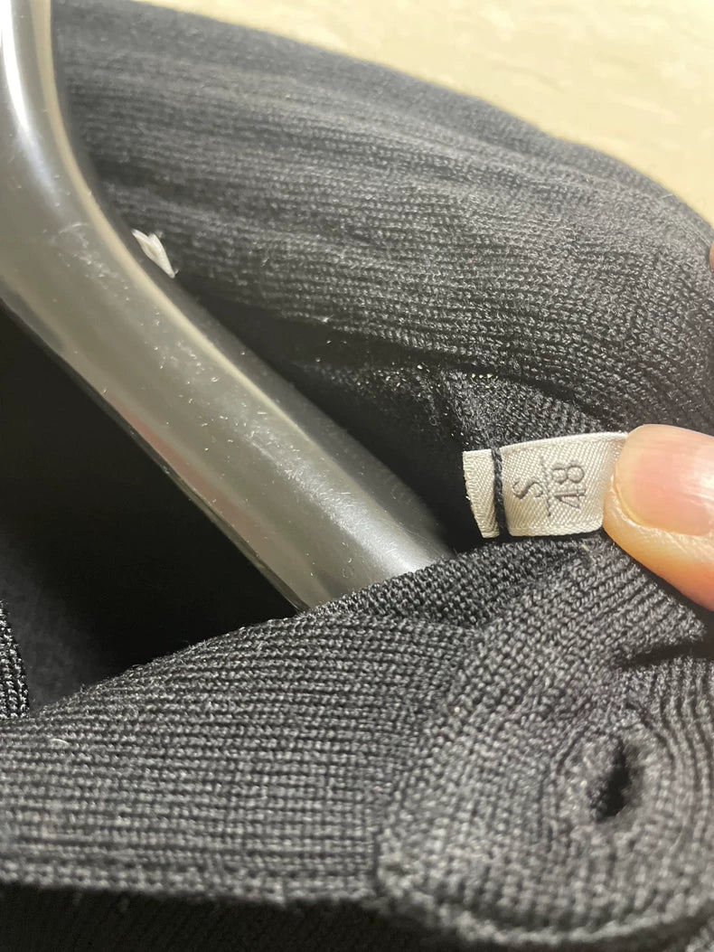 Black Knitted Polo Shirt from Ermenegildo Zegna