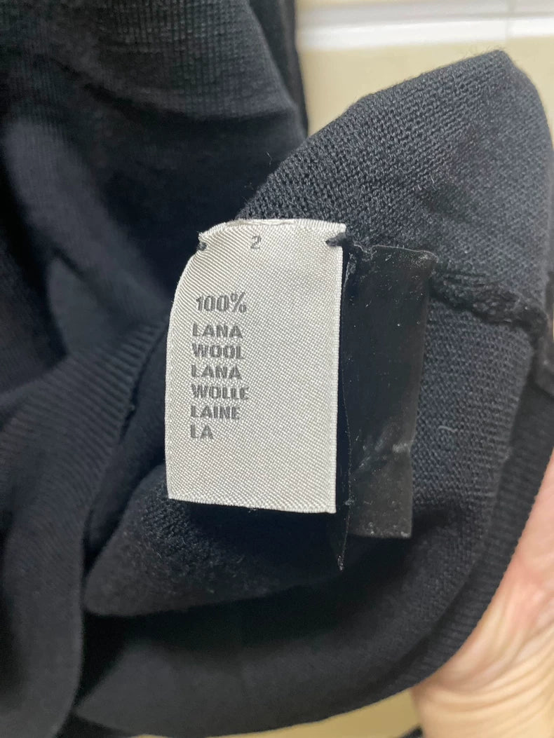 Black Knitted Polo Shirt from Ermenegildo Zegna