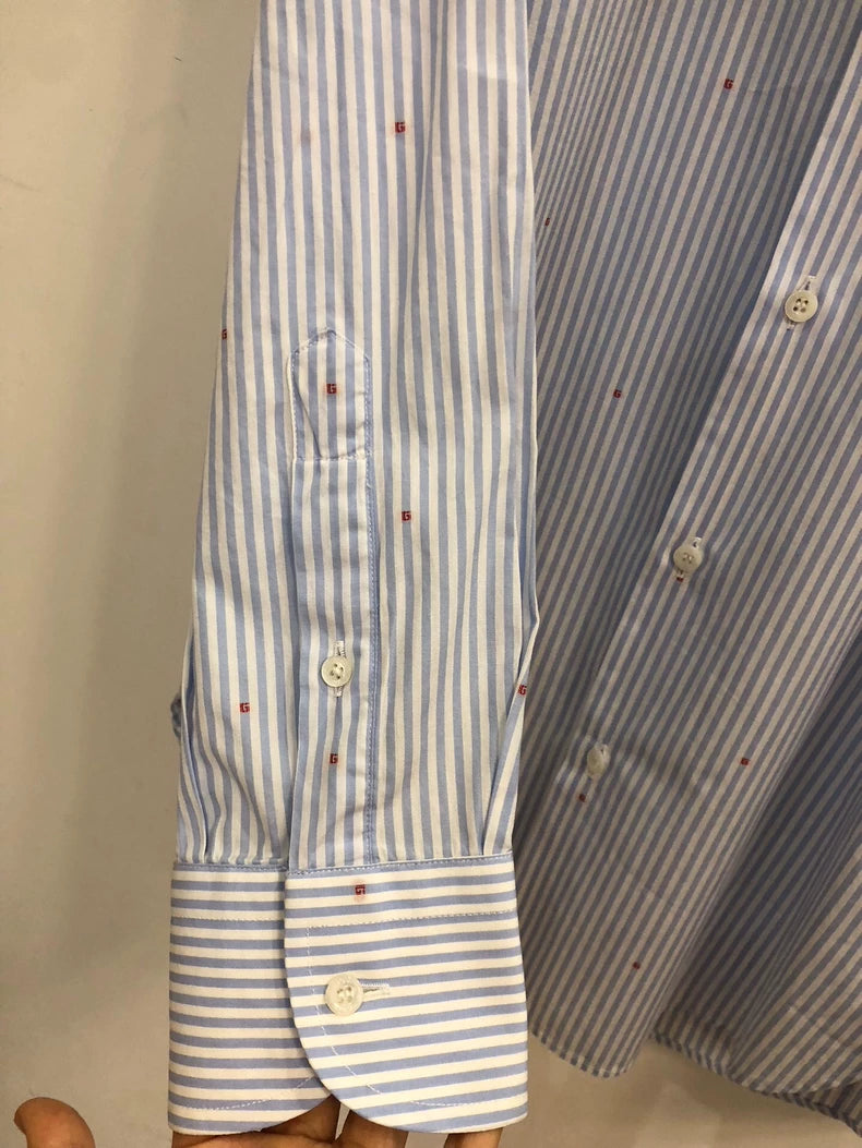 Gucci Embroidered Long Sleeve Shirt