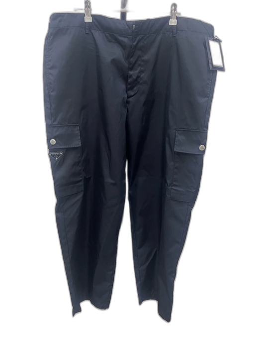 Prada Metal Triangle Pocket Casual Pants