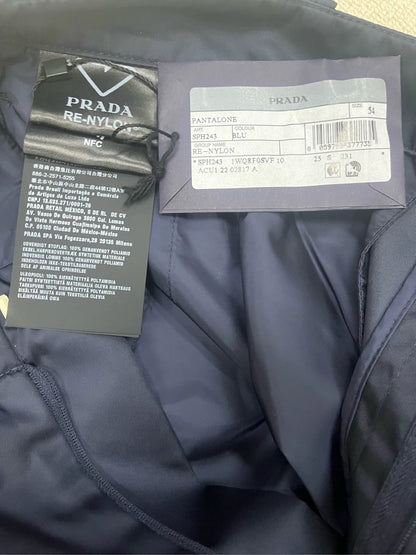 Prada Metal Triangle Pocket Casual Pants