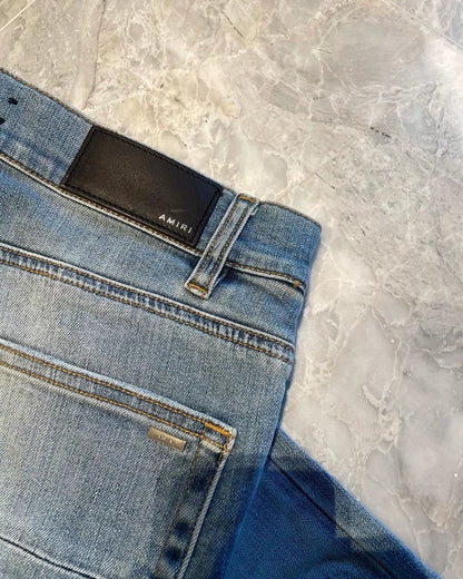 Amiri Thrash MX1 Watercolor Denim Pants