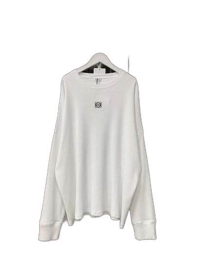 Loewe Embroidered Logo Long Sleeve Top