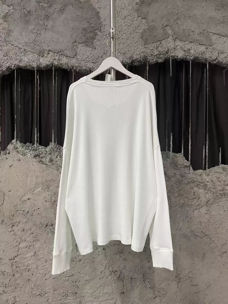 Loewe Embroidered Logo Long Sleeve Top