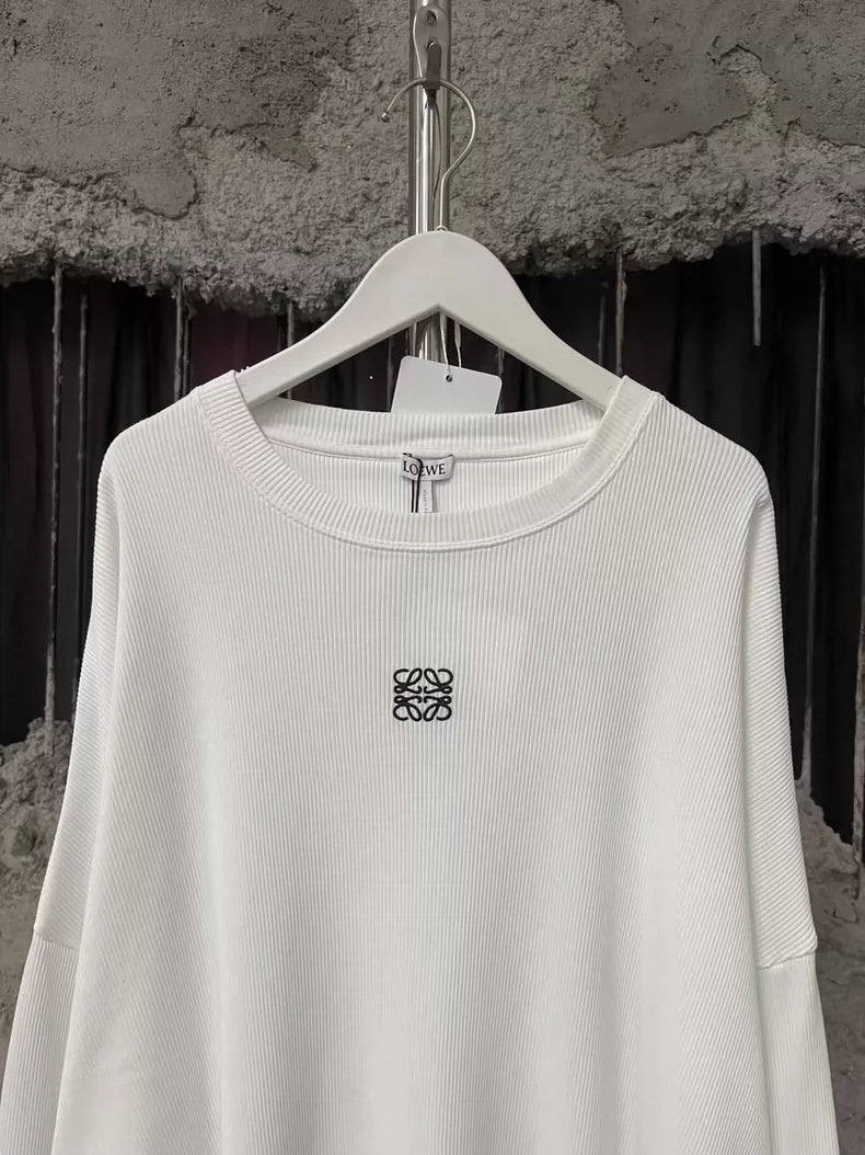 Loewe Embroidered Logo Long Sleeve Top