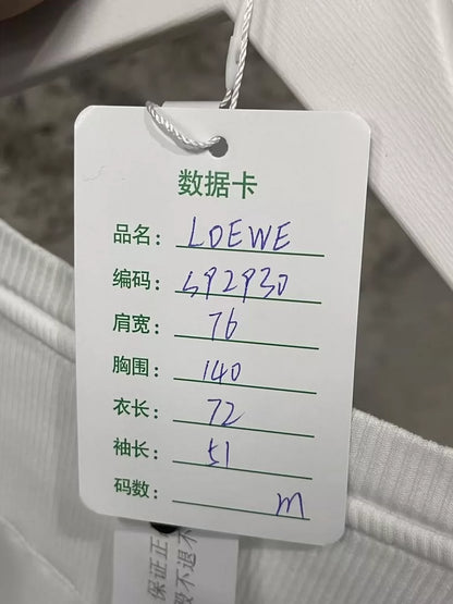 Loewe Embroidered Logo Long Sleeve Top