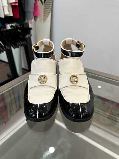 Chanel Black and White Panda Shoes