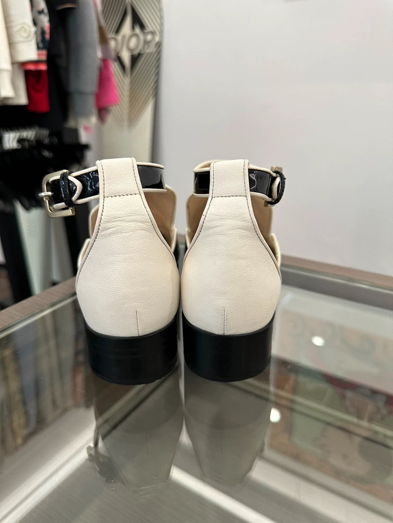 Chanel Black and White Panda Shoes