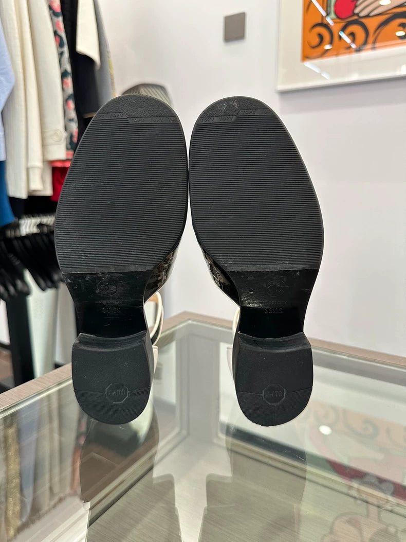 Chanel Black and White Panda Shoes