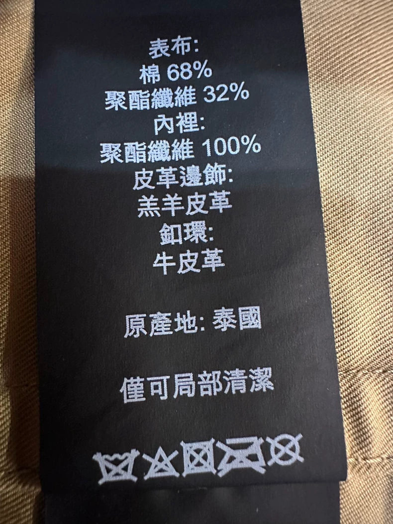 Coach Double-Breasted Long Trench Coat