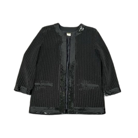 Black Sequin Cardigan from Saint Laurent