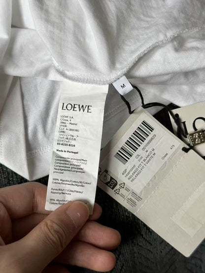 Loewe New White Short Sleeve T-Shirt