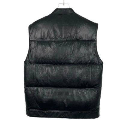 Prada Black Down Vest with Zipper