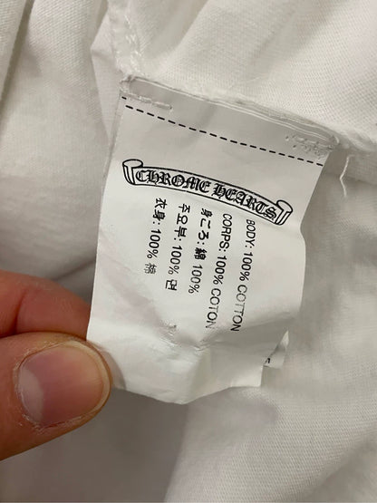 Chrome Hearts Long Sleeve White T-Shirt