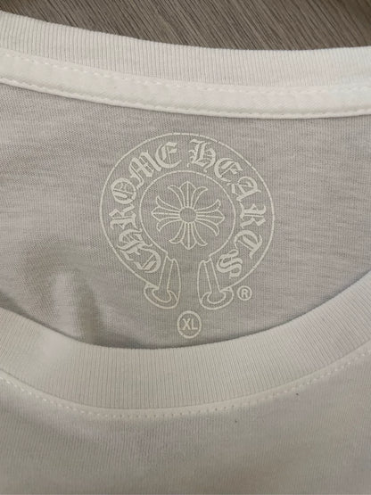 Chrome Hearts Long Sleeve White T-Shirt