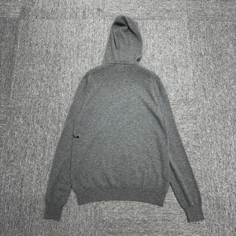 Hermes Horse Pattern Cashmere Hoodie Sweatshirt-zp