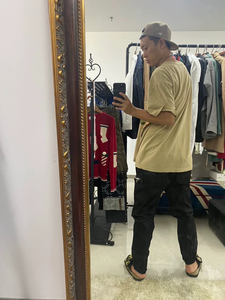 Rick Owens Black Multi-Zipper Pocket Pants