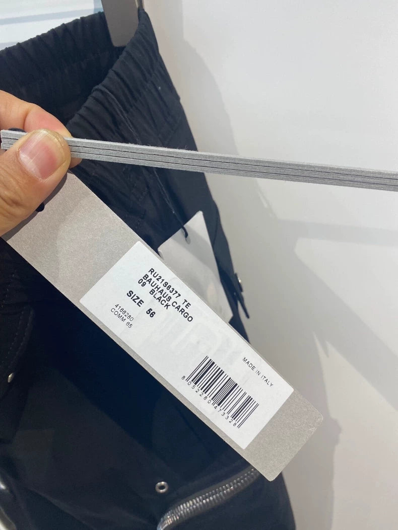 Rick Owens Black Multi-Zipper Pocket Pants