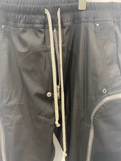Rick Owens Black Multi-Zipper Pocket Pants