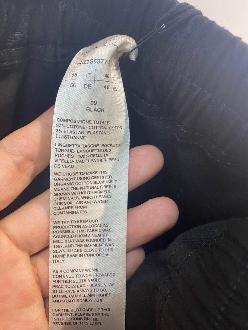 Rick Owens Black Multi-Zipper Pocket Pants