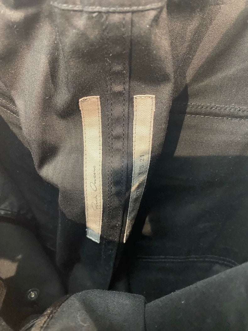 Rick Owens Black Multi-Zipper Pocket Pants