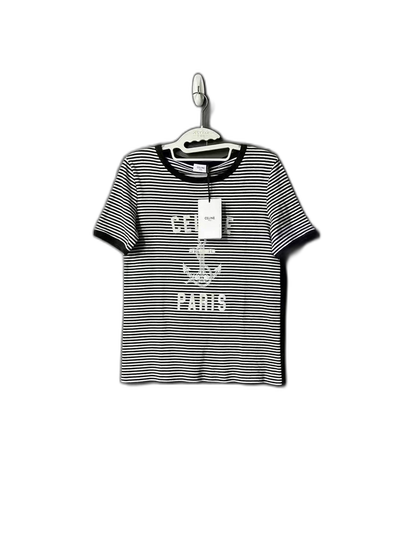 Striped Anchor Short Sleeve Top