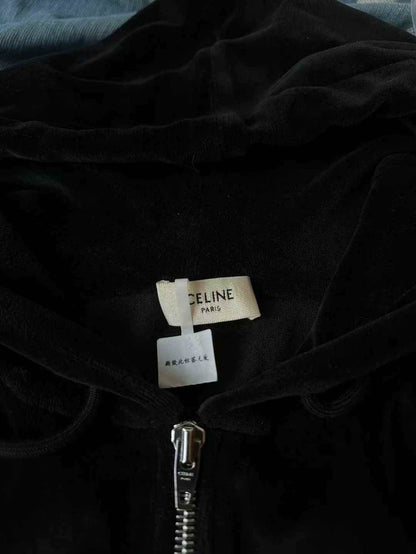 Black Velvet Celine Jacket for Men