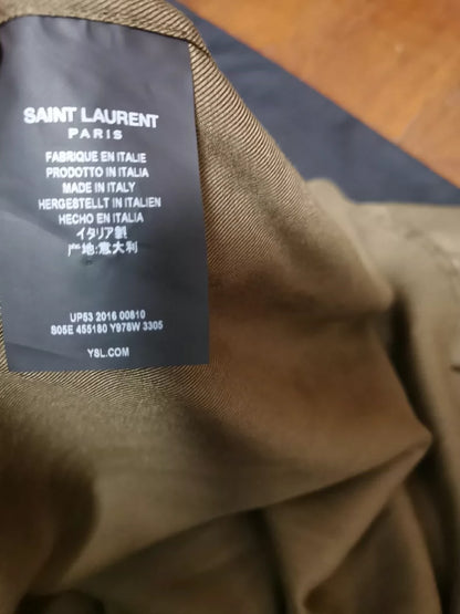 Saint Laurent Paris SLP Button-Up Shirt