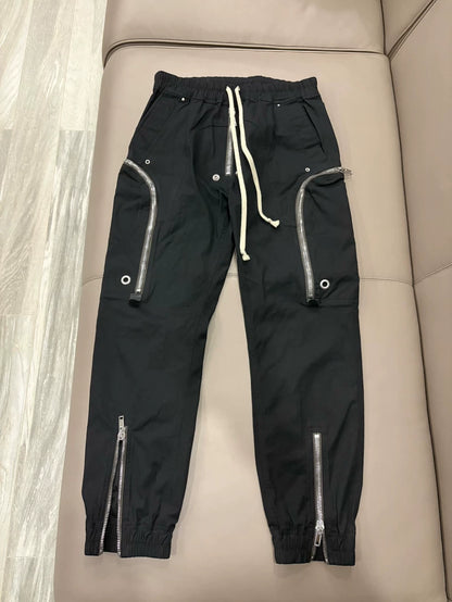 Rick Owens 22ss Black Nylon Cargo Pants