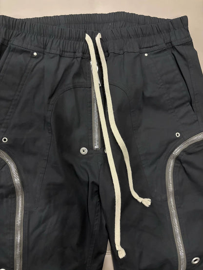 Rick Owens 22ss Black Nylon Cargo Pants
