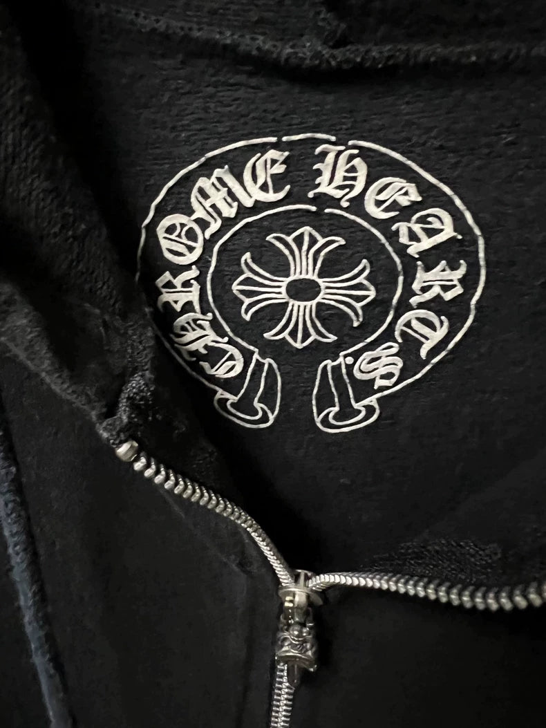 Chrome Hearts Men's Zip Hoodie-yf